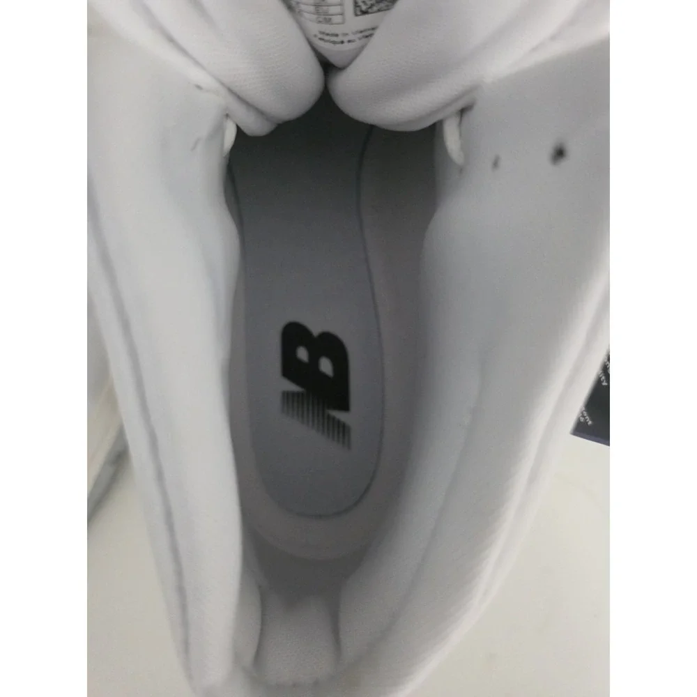 New Balance Mens 650‎ High Top Triple White Basketball CasualShoes BB650RWW 15M
